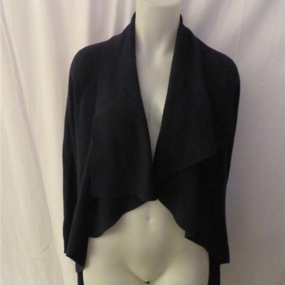 THEORY NAVY BLUE CARDIGAN SIZE P/TP - Picture 1 of 4